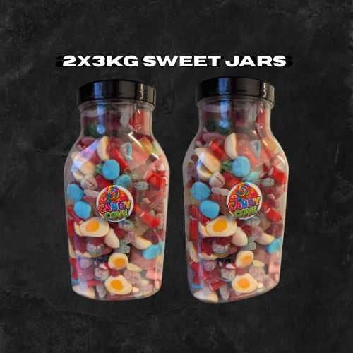 2 x 3kg Sweet Jar