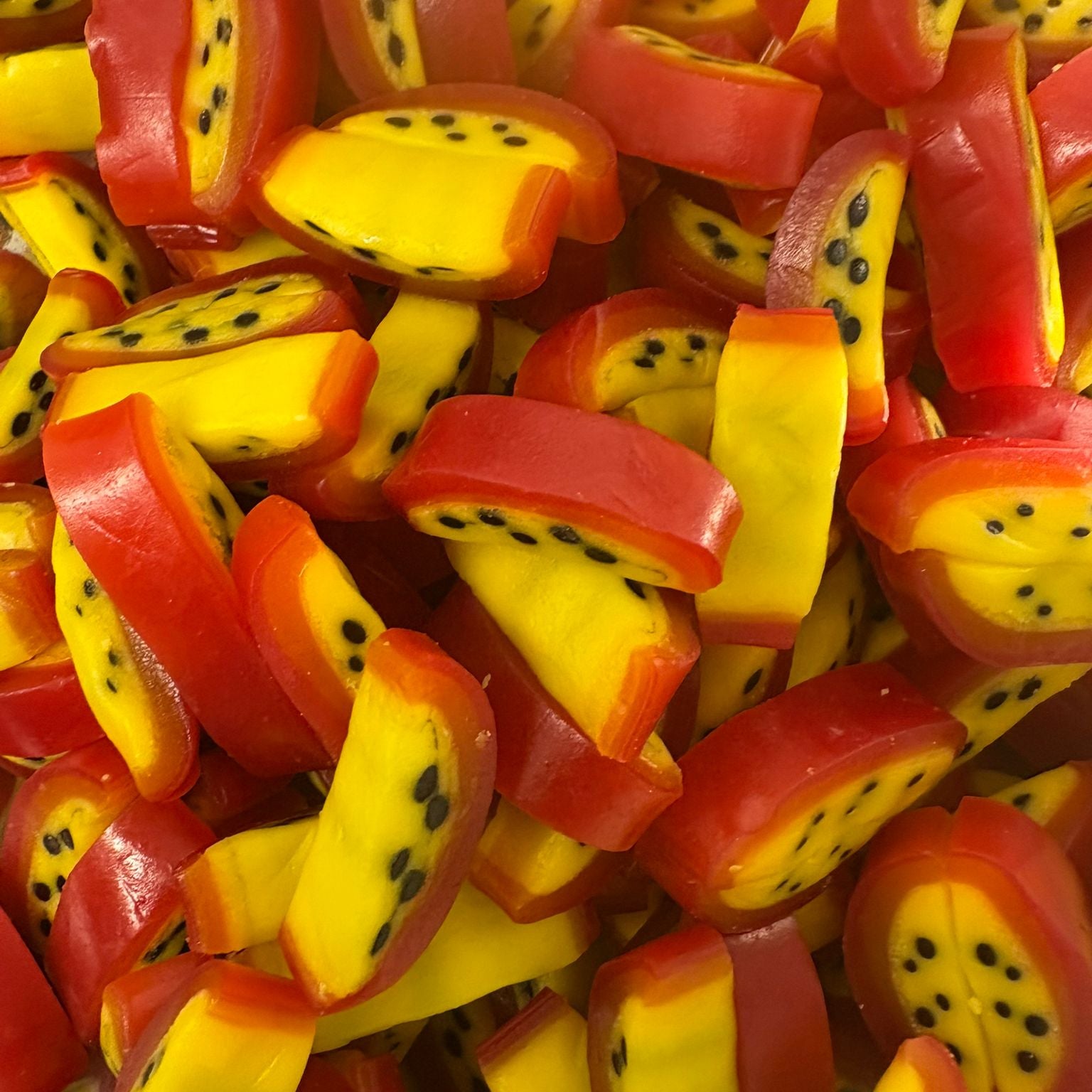 passion fruit slices