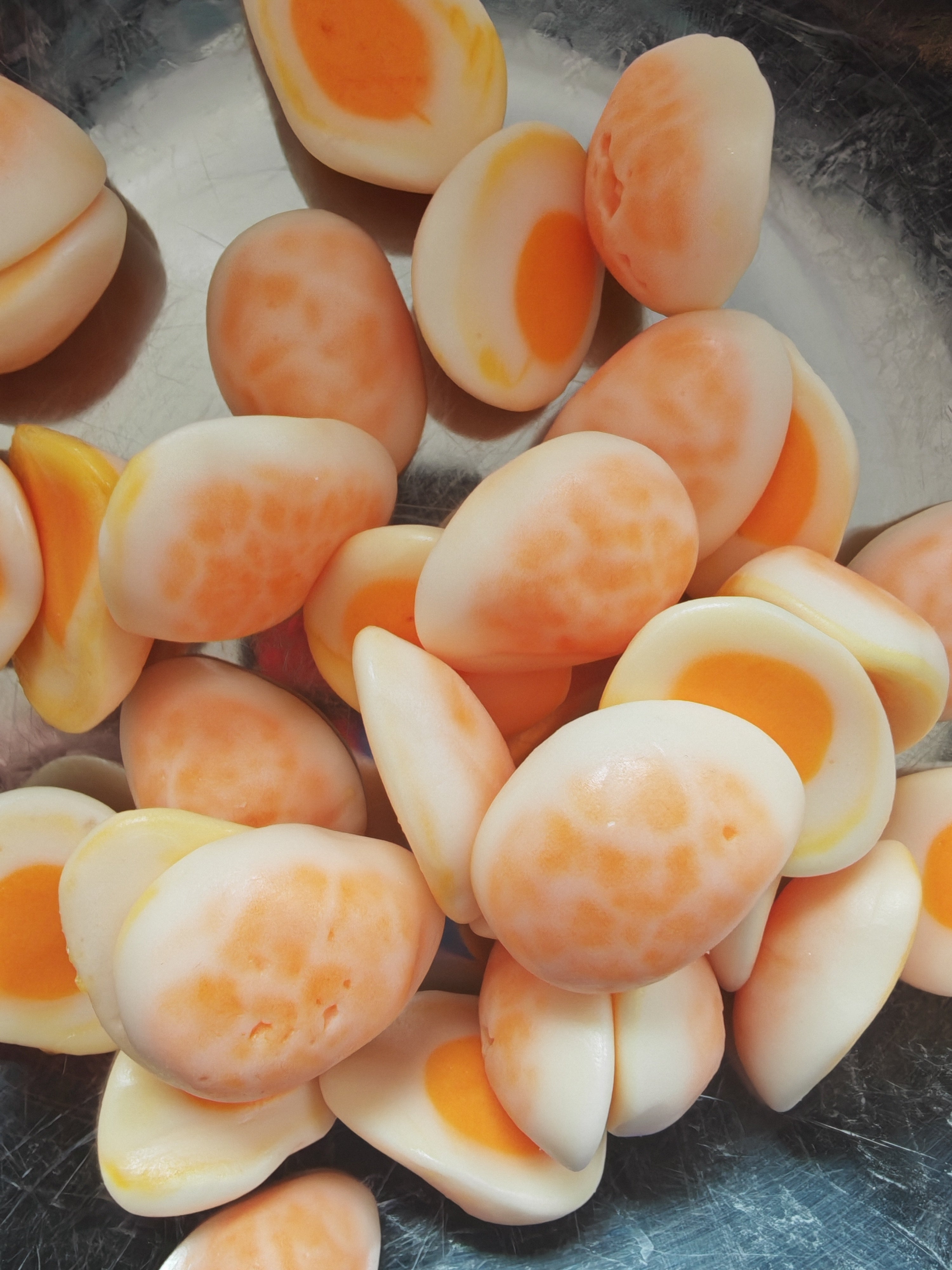 Jelly filled eggs