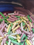 Rhubard & Custard tubes