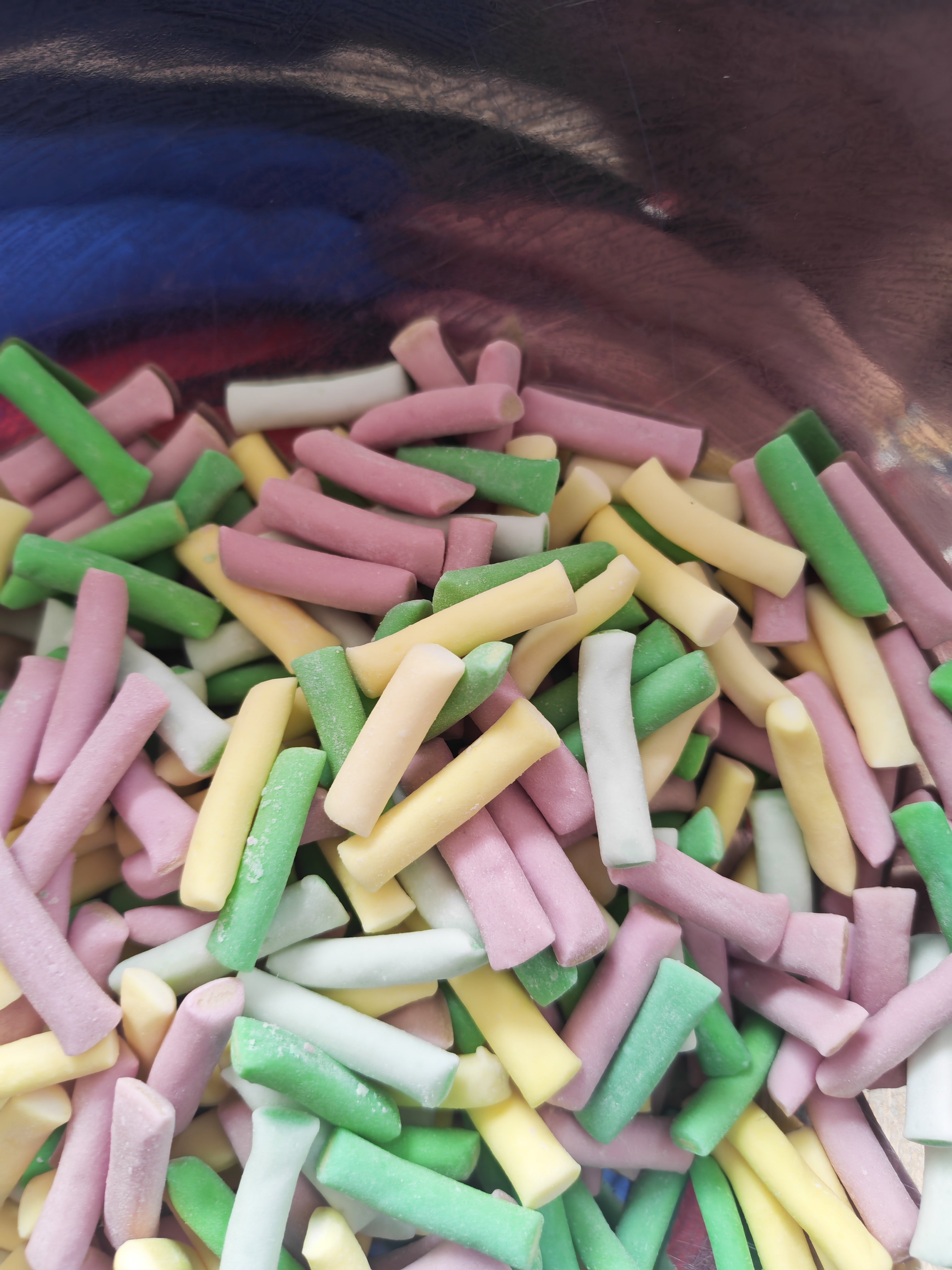 Rhubard & Custard tubes