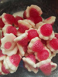 Jelly filled strawberries & cream